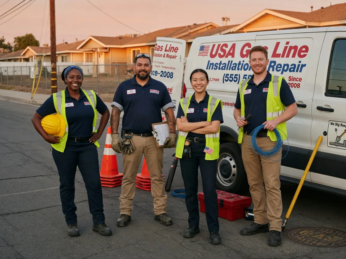 Gas Line Installation company in Fountainville, PA